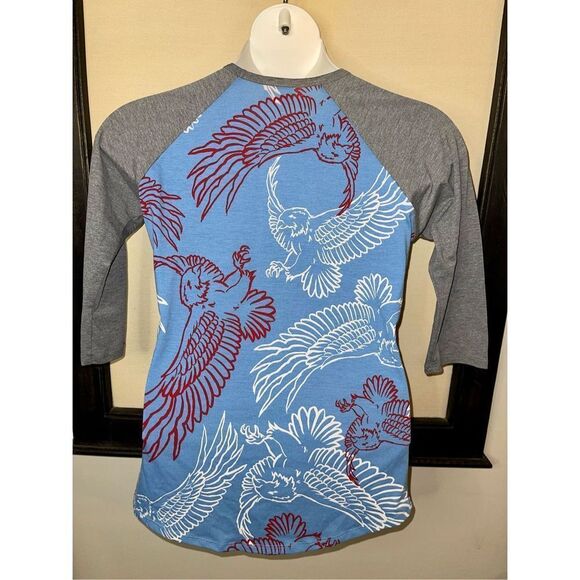Lularoe Randy Eagle Print Shirt - Small - Picture 9 of 10